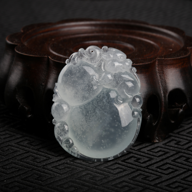 天然翡翠福禄寿吊坠-红掌柜