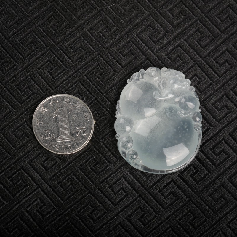 天然冰种翡翠-红掌柜