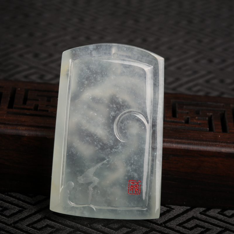 翡翠吊坠-红掌柜