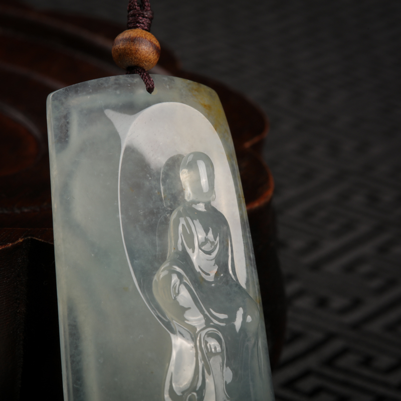 翡翠吊坠-红掌柜