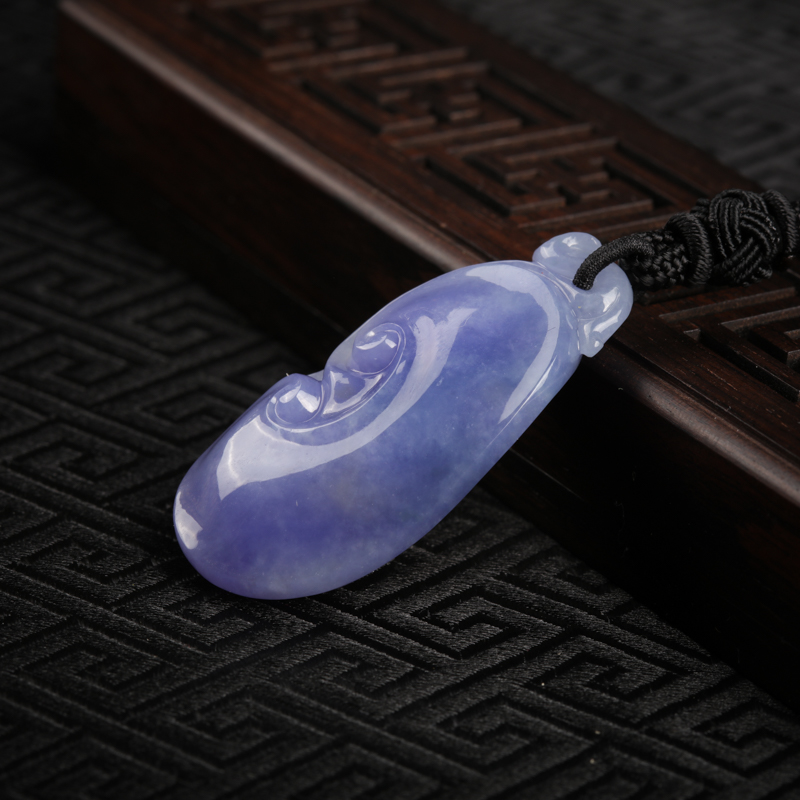 翡翠如意吊坠-红掌柜