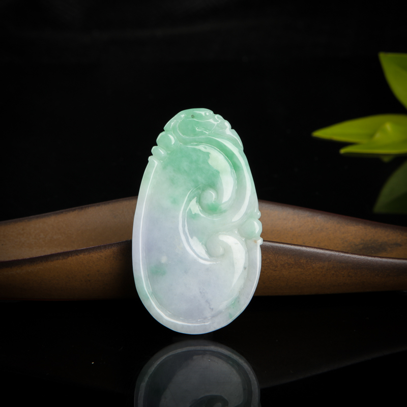 翡翠如意吊坠-红掌柜