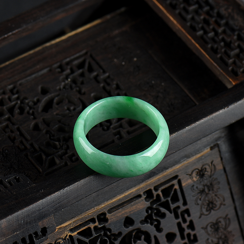 翡翠戒指-红掌柜