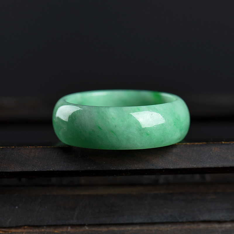 天然翡翠戒指-红掌柜