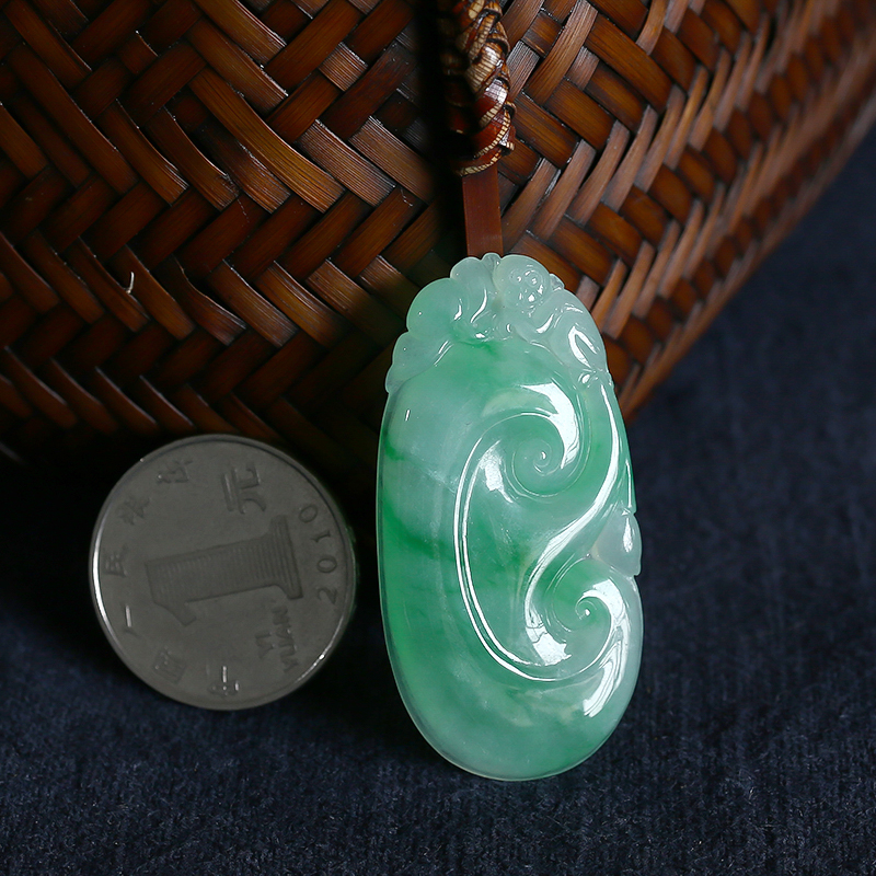翡翠如意吊坠-红掌柜珠宝