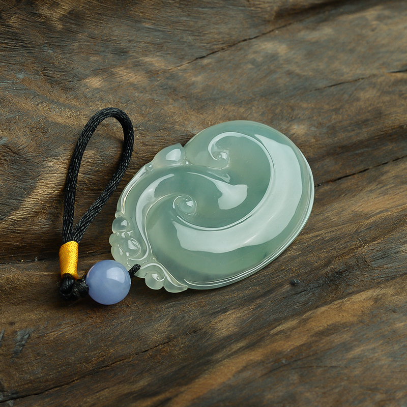 冰糯种翡翠如意 - 红掌柜珠宝