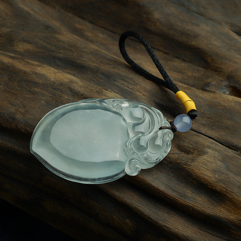 冰糯种麒麟吊坠 - 红掌柜珠宝