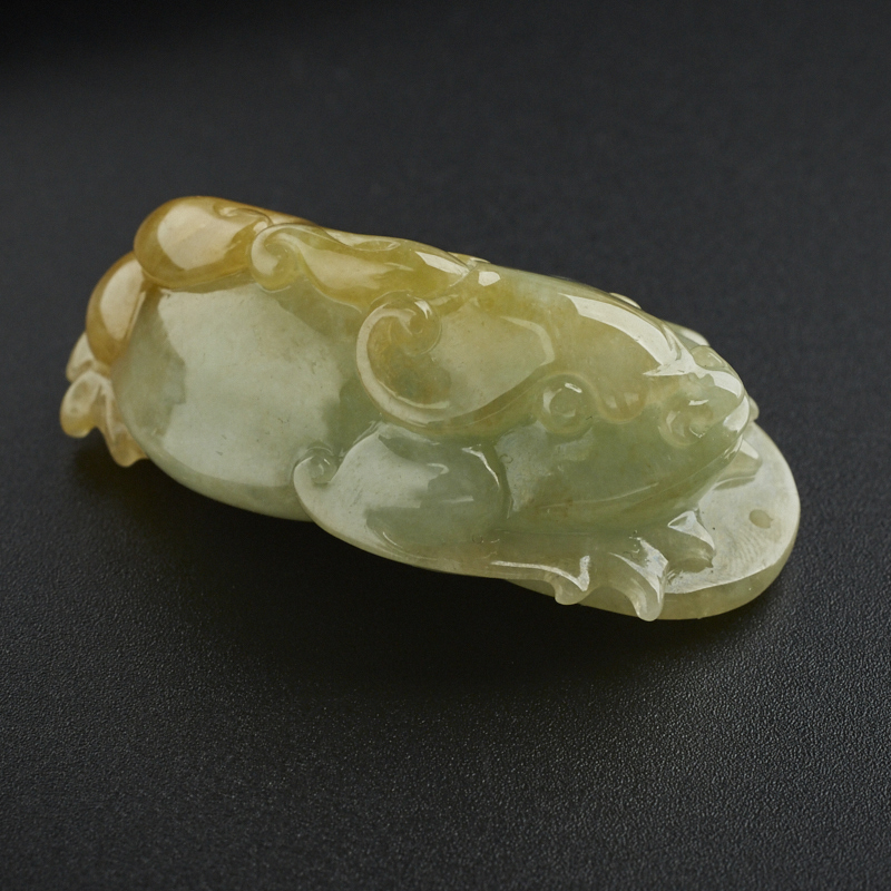 黄翡金蟾吊坠 - 红掌柜珠宝