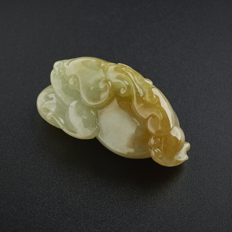 糯种翡翠金蟾 - 红掌柜珠宝