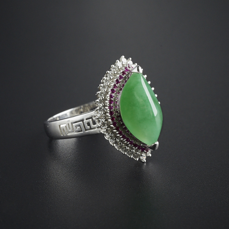 翡翠戒指-红掌柜珠宝