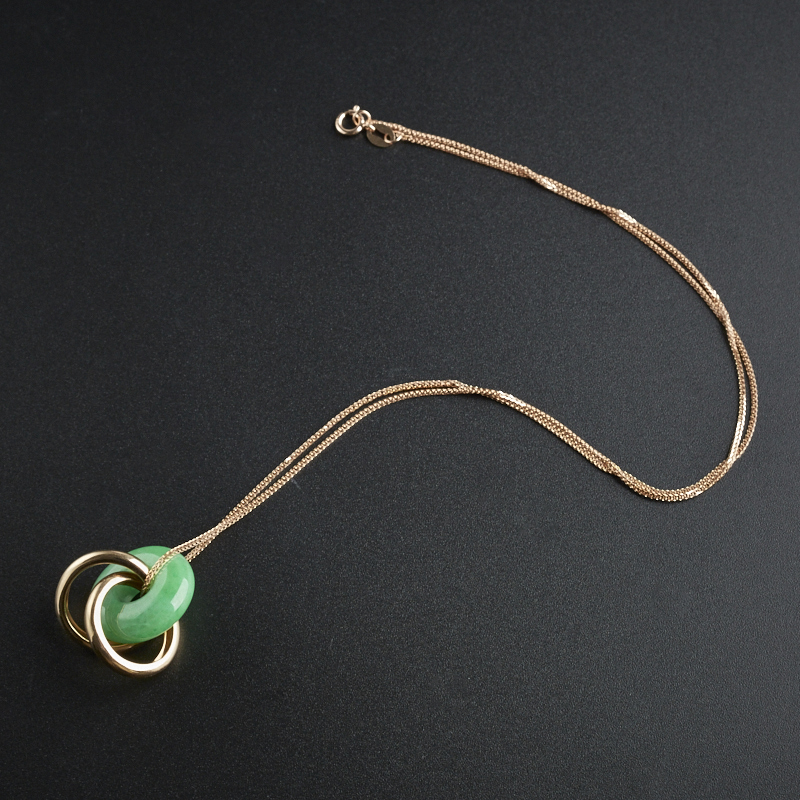 细糯种阳绿平安扣-红掌柜珠宝