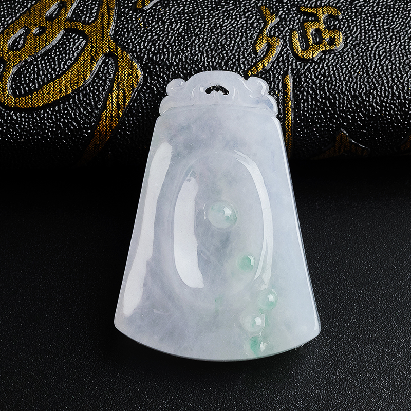 糯种喜上眉梢方牌吊坠- 红掌柜珠宝