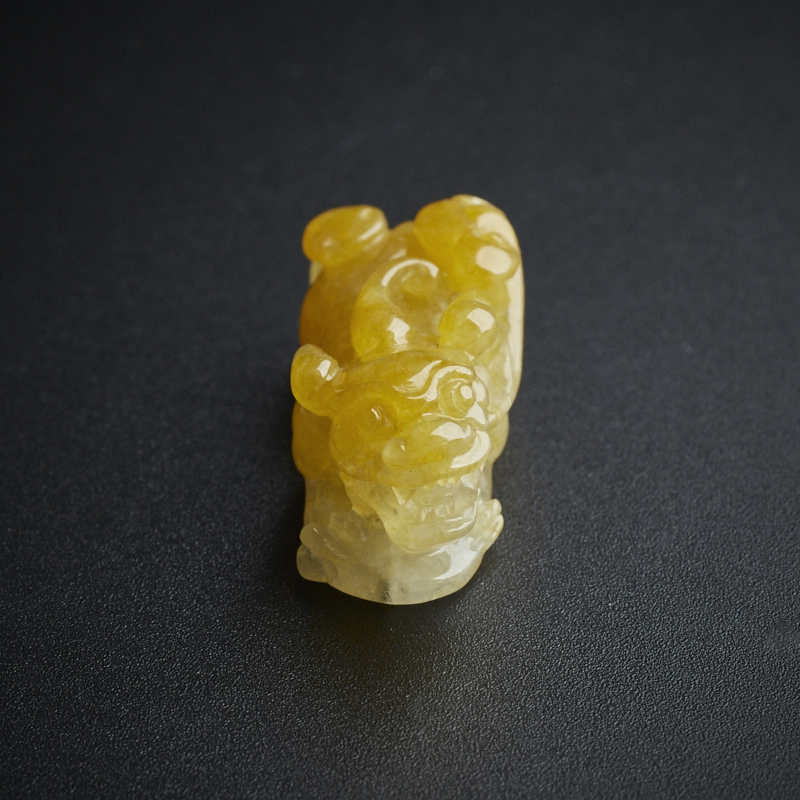 黄翡貔貅摆件-红掌柜珠宝