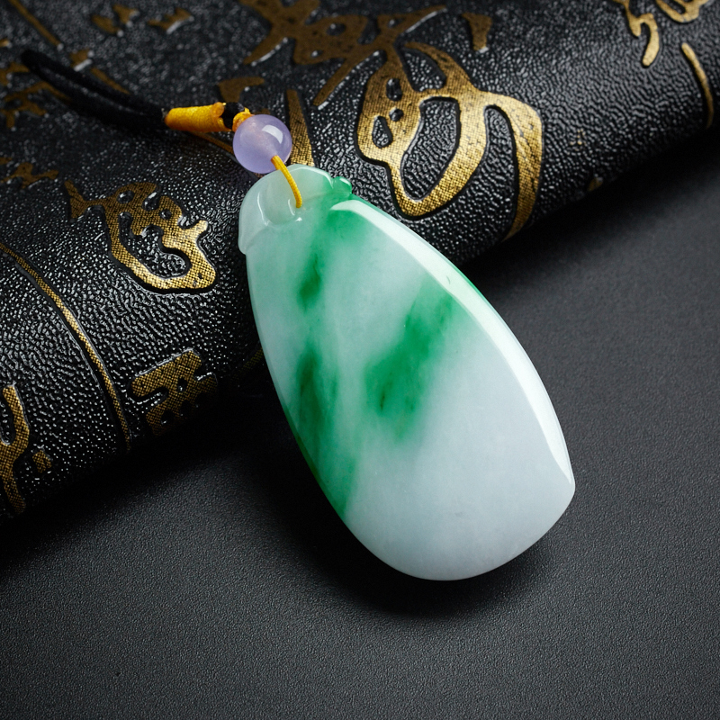细糯种飘翠福瓜吊坠-红掌柜珠宝
