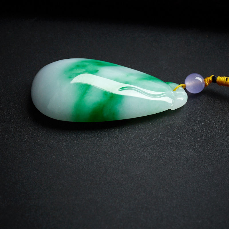 细糯种飘翠翡翠福瓜-红掌柜珠宝