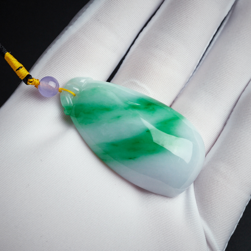 翡翠福瓜吊坠-红掌柜珠宝