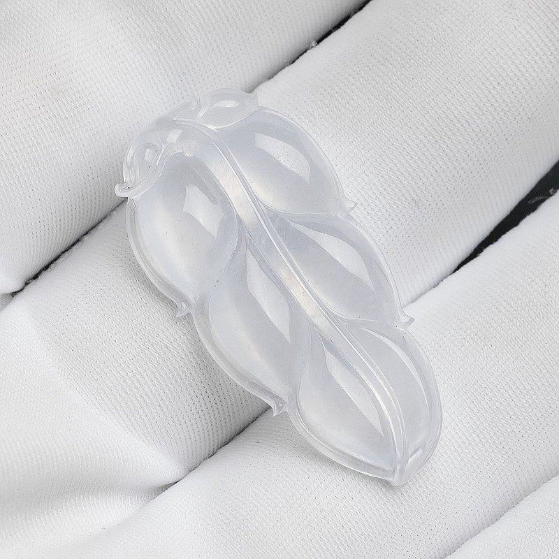 缅甸糯种飘阳绿翡翠福瓜吊坠-红掌柜