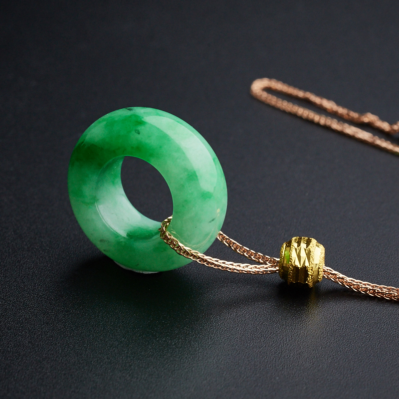 翡翠平安扣-红掌柜珠宝