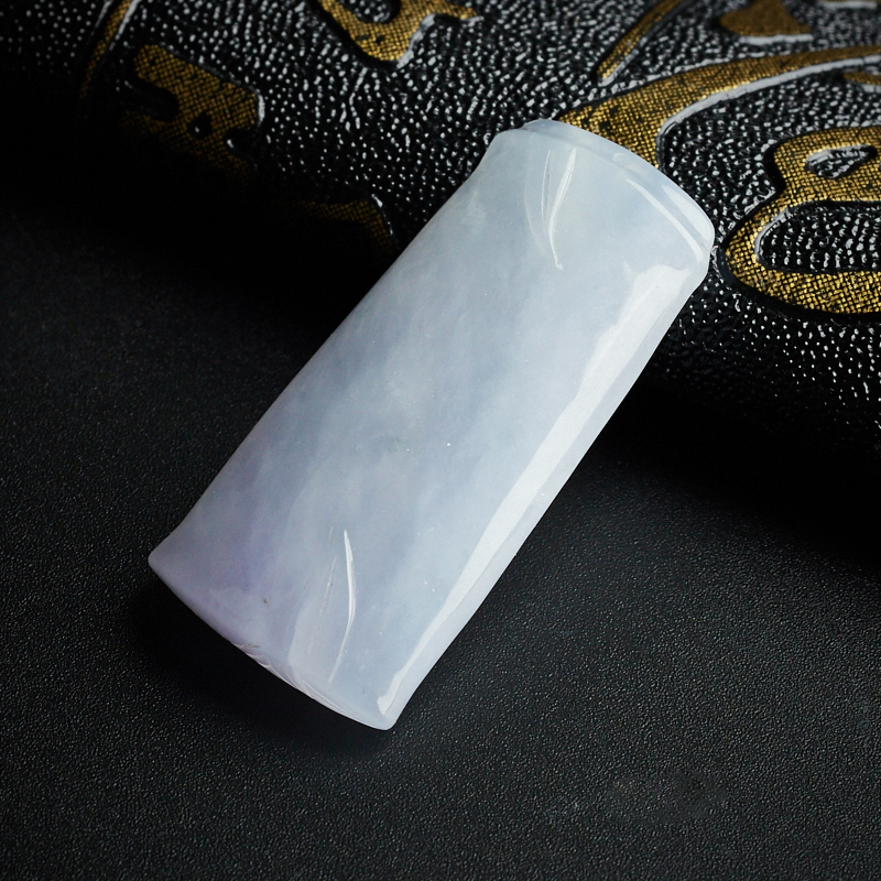 淡紫翡翠节节高吊坠-红掌柜