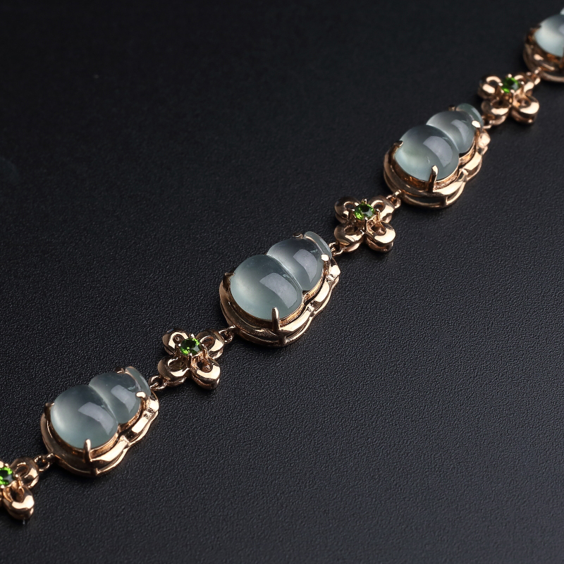 翡翠葫芦手链-红掌柜