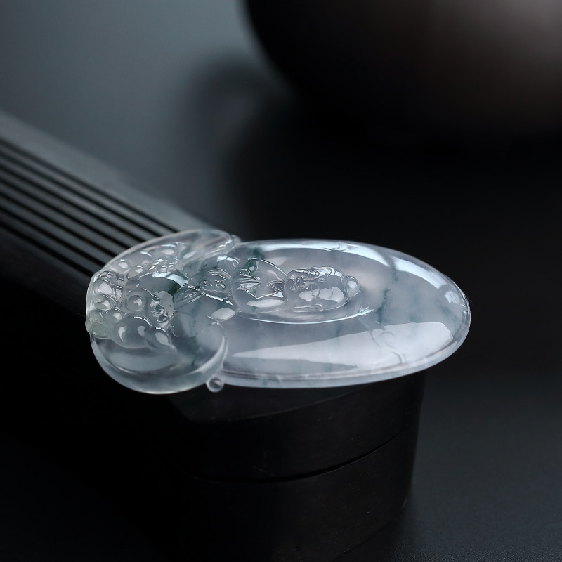 翡翠宝宝佛吊坠 - 红掌柜