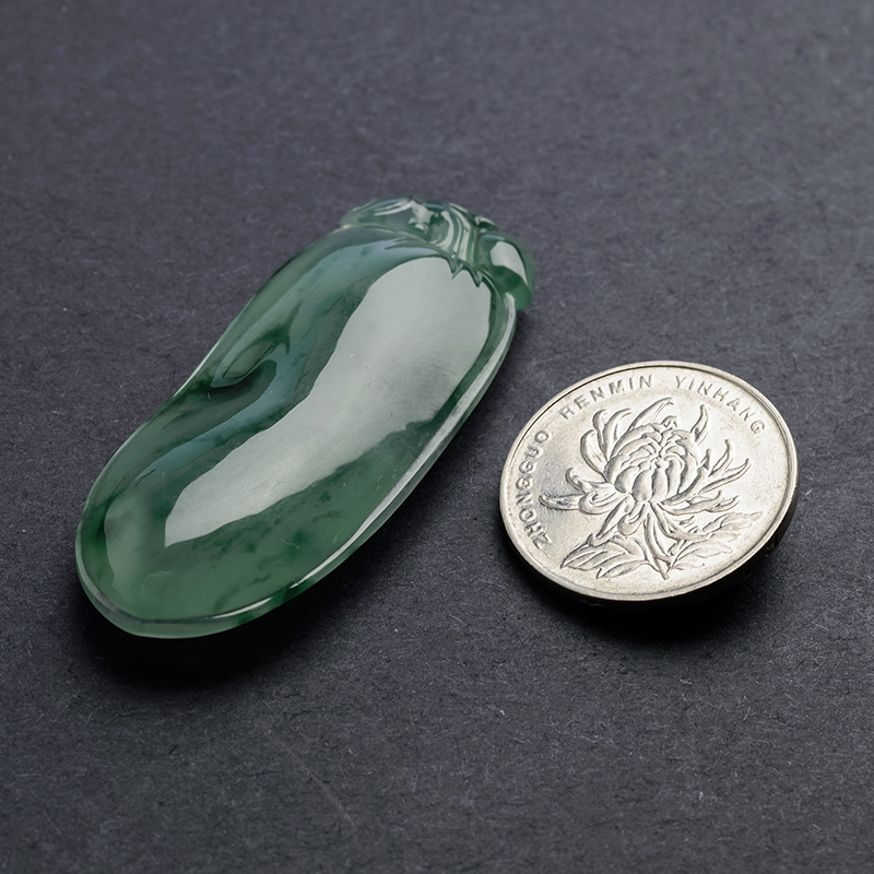 飘绿福瓜吊坠-红掌柜珠宝