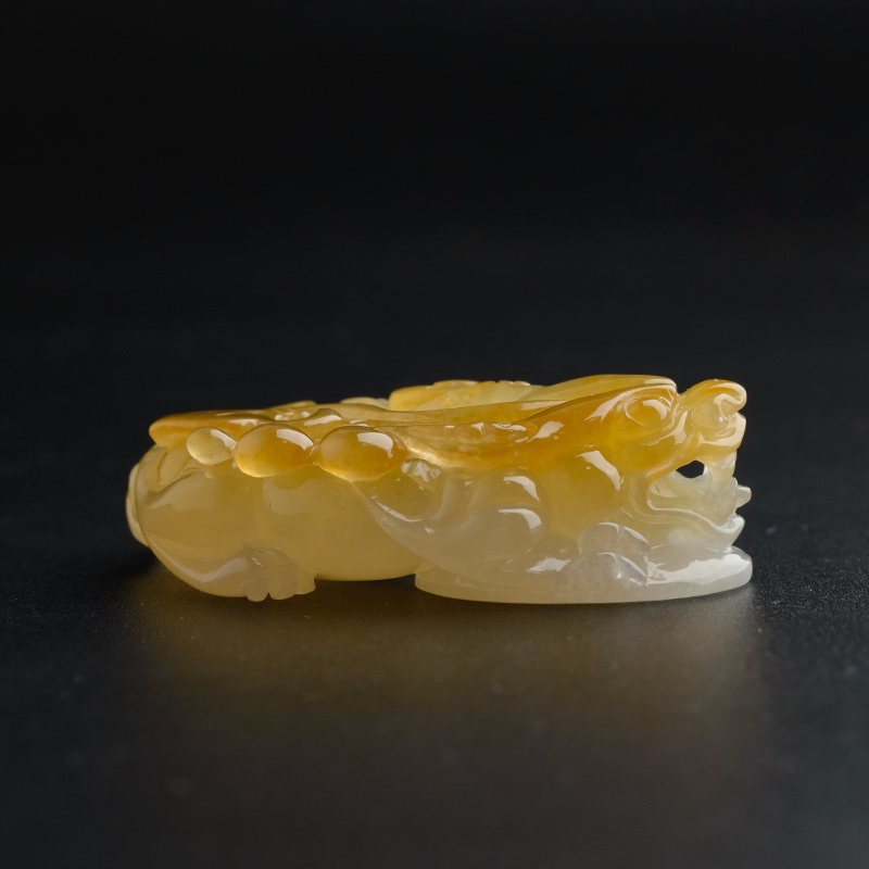 黄翡翡翠貔貅-红掌柜珠宝