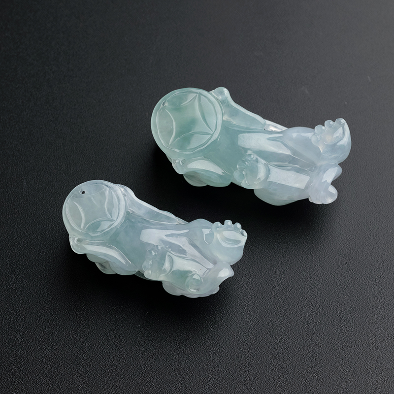翡翠貔貅吊坠-红掌柜珠宝