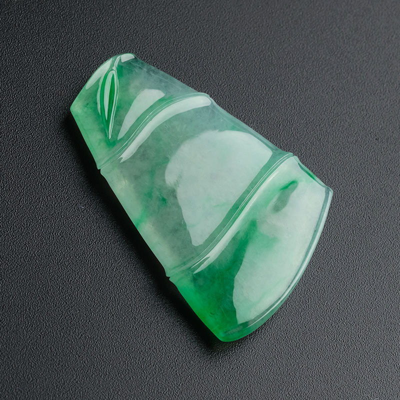 翡翠竹节吊坠 - 红掌柜珠宝