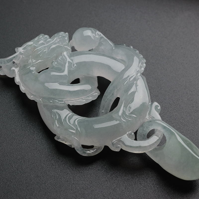 天然翡翠龙-红掌柜珠宝