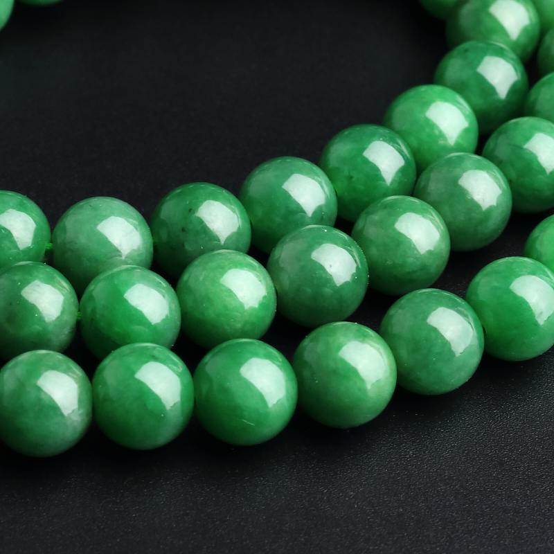 翡翠圆珠项链 - 红掌柜