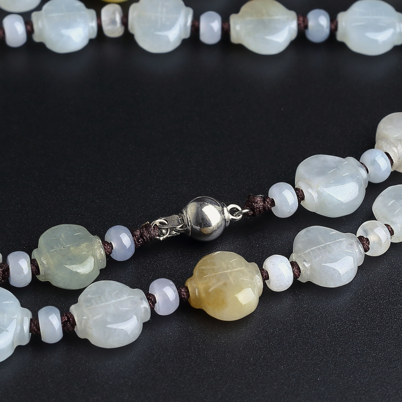 翡翠灯笼项链 - 红掌柜