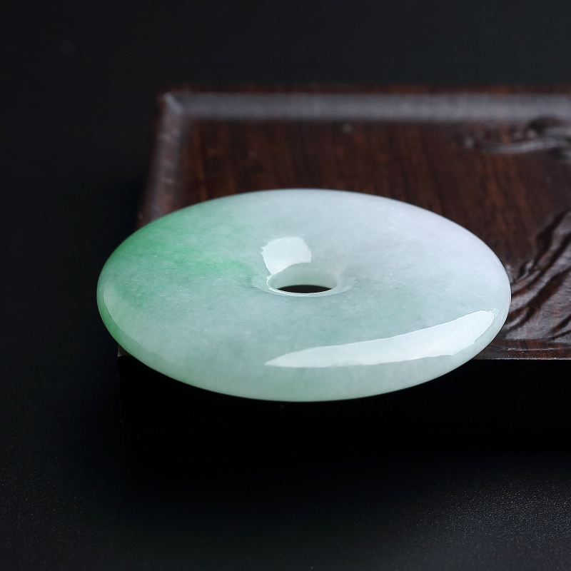 翡翠平安扣吊坠 - 红掌柜