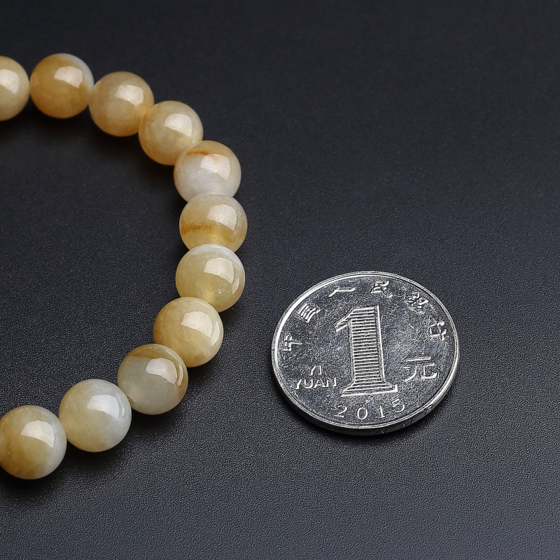 9mm翡翠手串-红掌柜