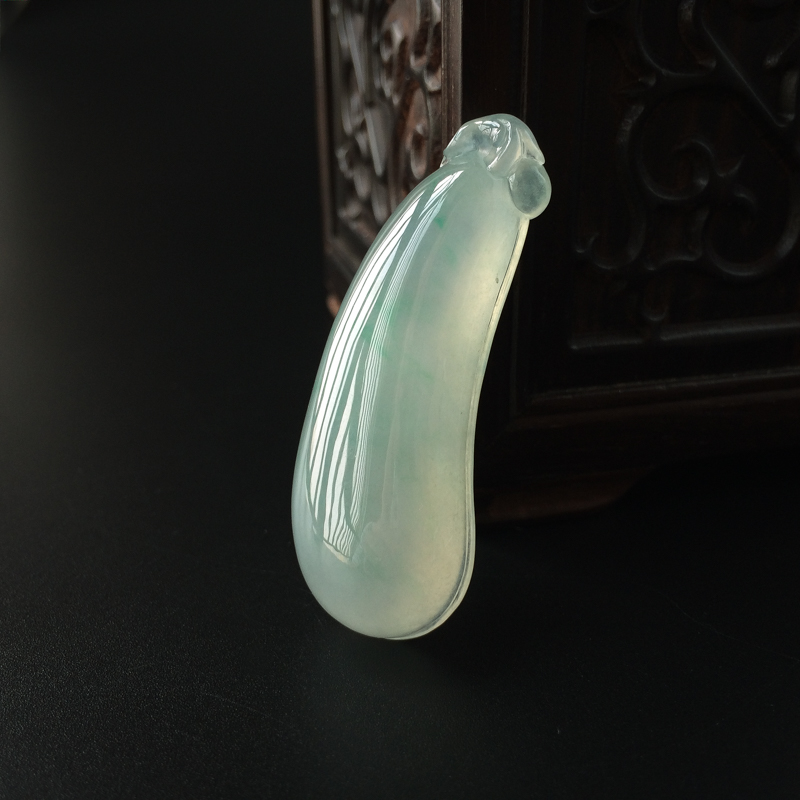 飘翠翡翠福瓜吊坠-红掌柜