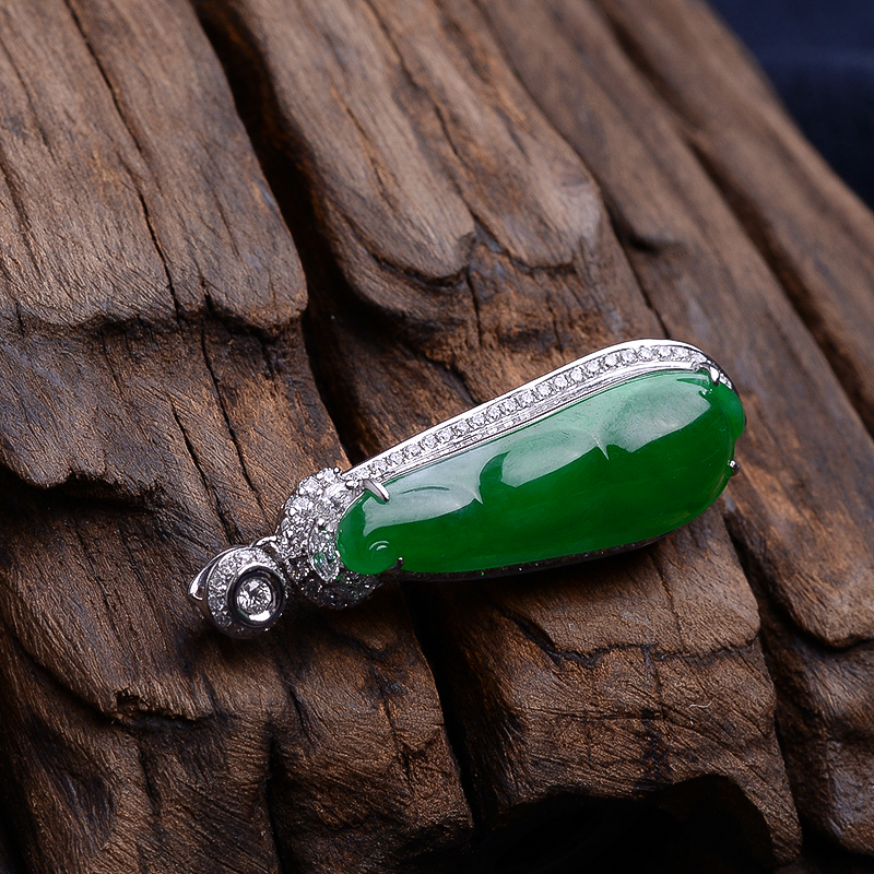 缅甸翡翠挂件 - 红掌柜珠宝