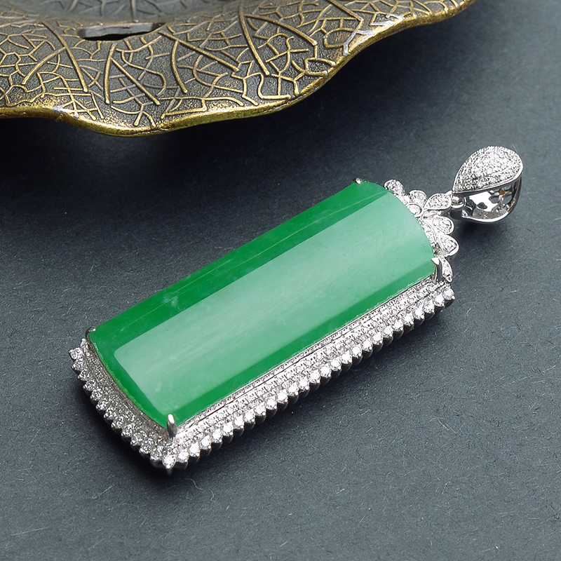 翡翠无事牌 - 红掌柜珠宝