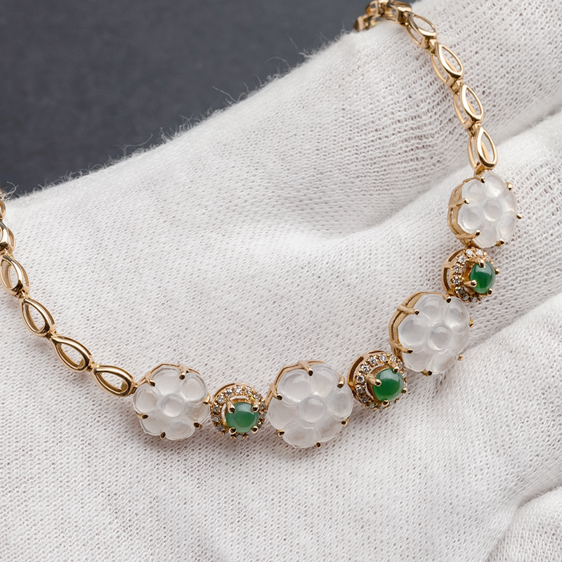 翡翠手链-红掌柜珠宝