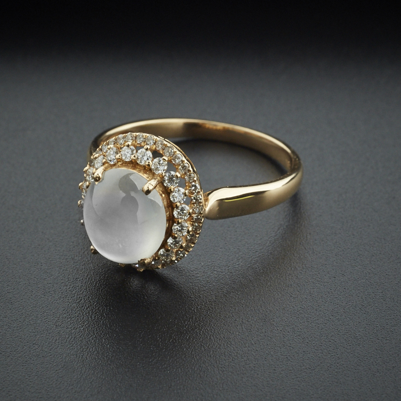 高冰翡翠戒指-红掌柜珠宝