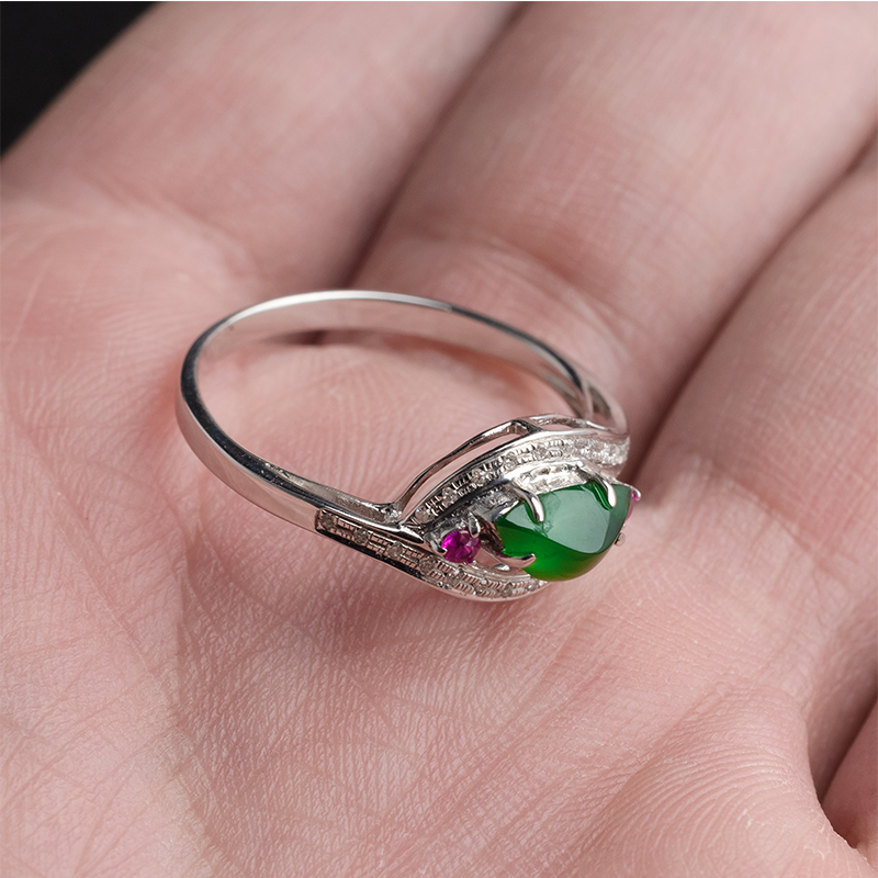 随形戒指满色-红掌柜珠宝