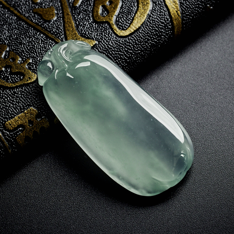 翡翠福瓜吊坠-红掌柜珠宝