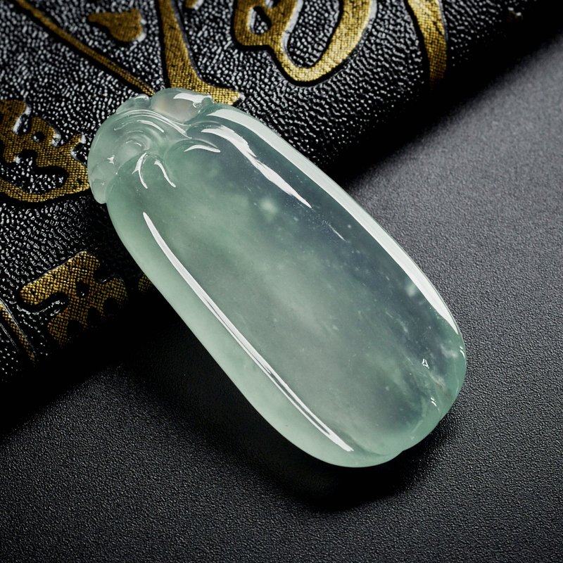 冰种福瓜吊坠-红掌柜珠宝