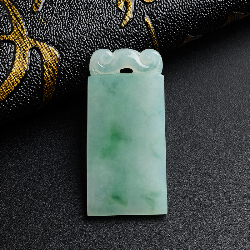 翡翠无事牌-红掌柜珠宝