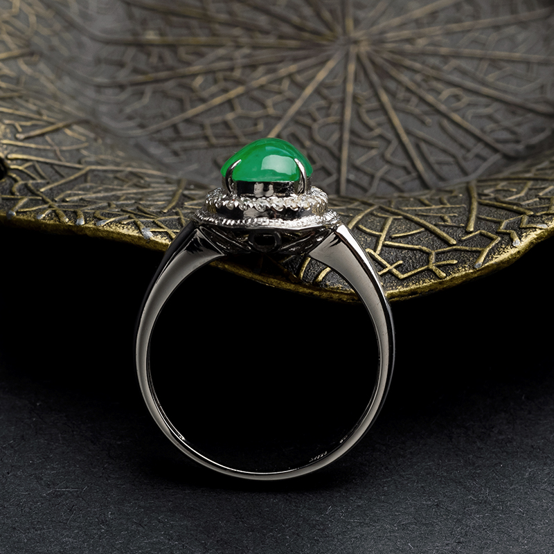 翡翠戒指-红掌柜珠宝