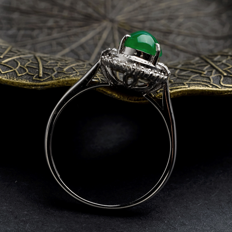 翡翠戒指-红掌柜珠宝
