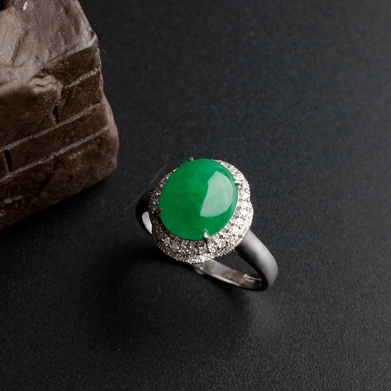 翡翠戒指-红掌柜珠宝