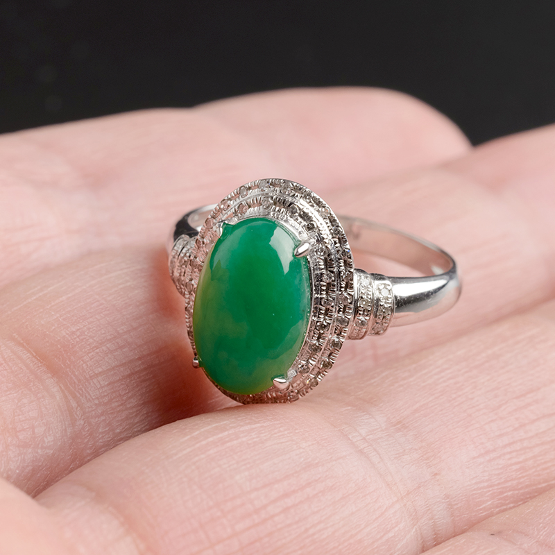 阳绿翡翠-红掌柜珠宝