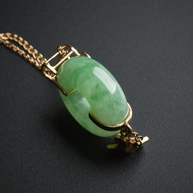 糯种翡翠吊坠- 红掌柜珠宝