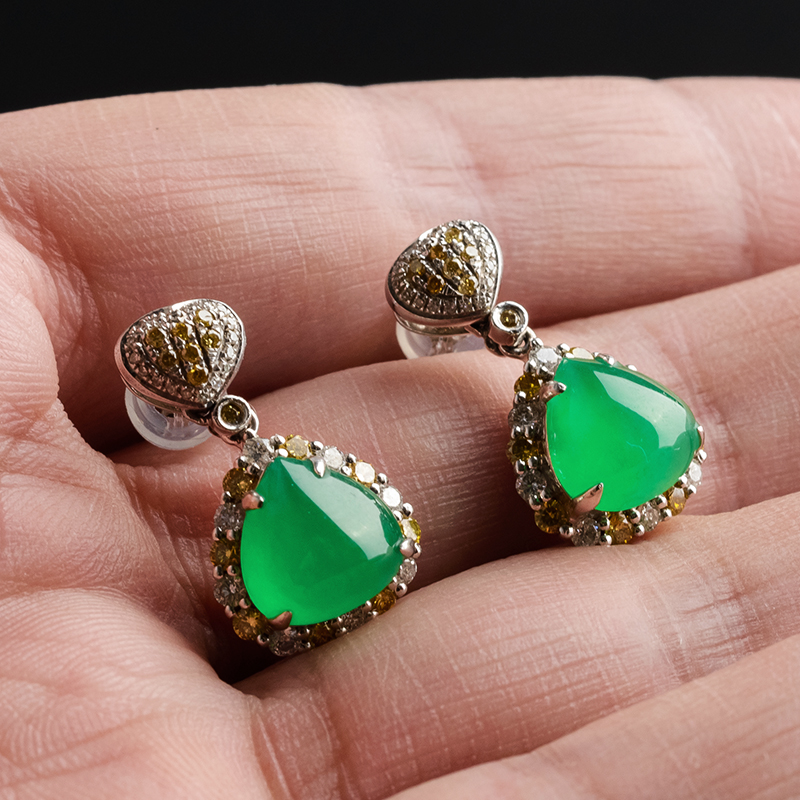 阳绿翡翠 - 红掌柜珠宝