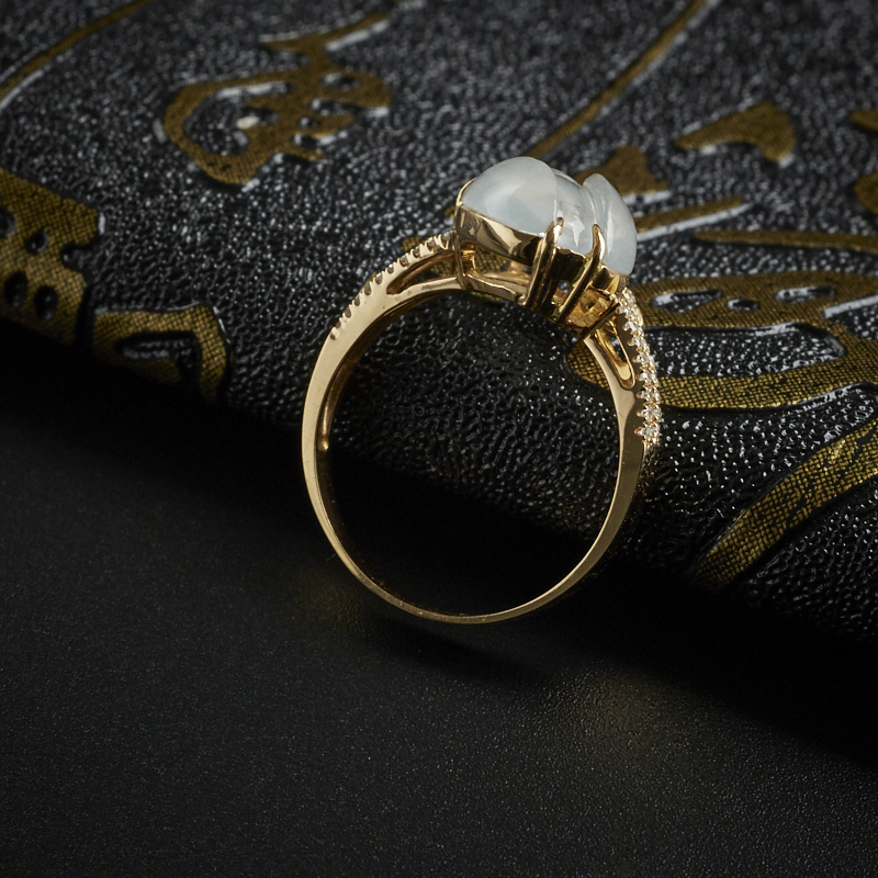 翡翠冰种戒指-红掌柜珠宝